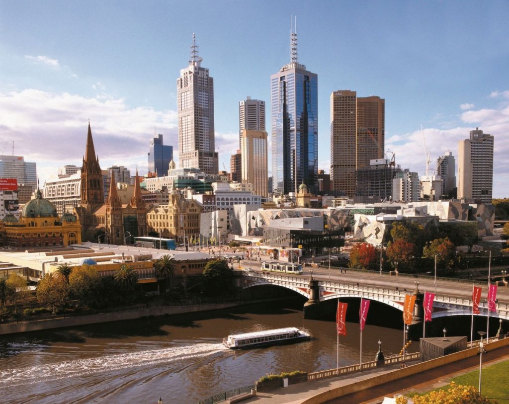 <p>Skyline de Melbourne</p>
