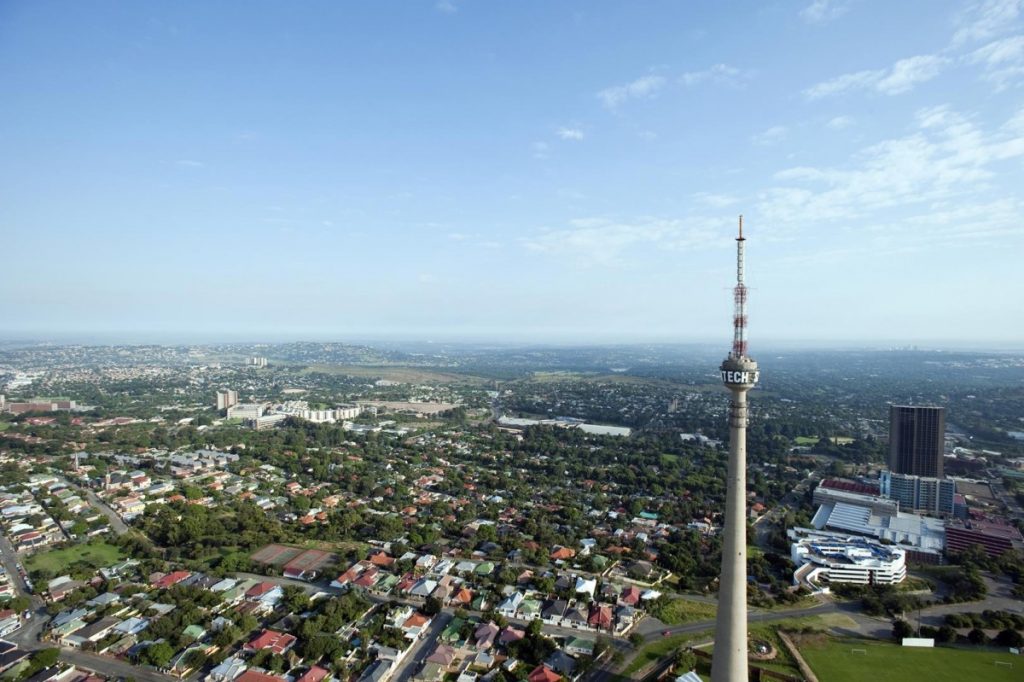 <p>Skyline de Johanesburgo</p>
