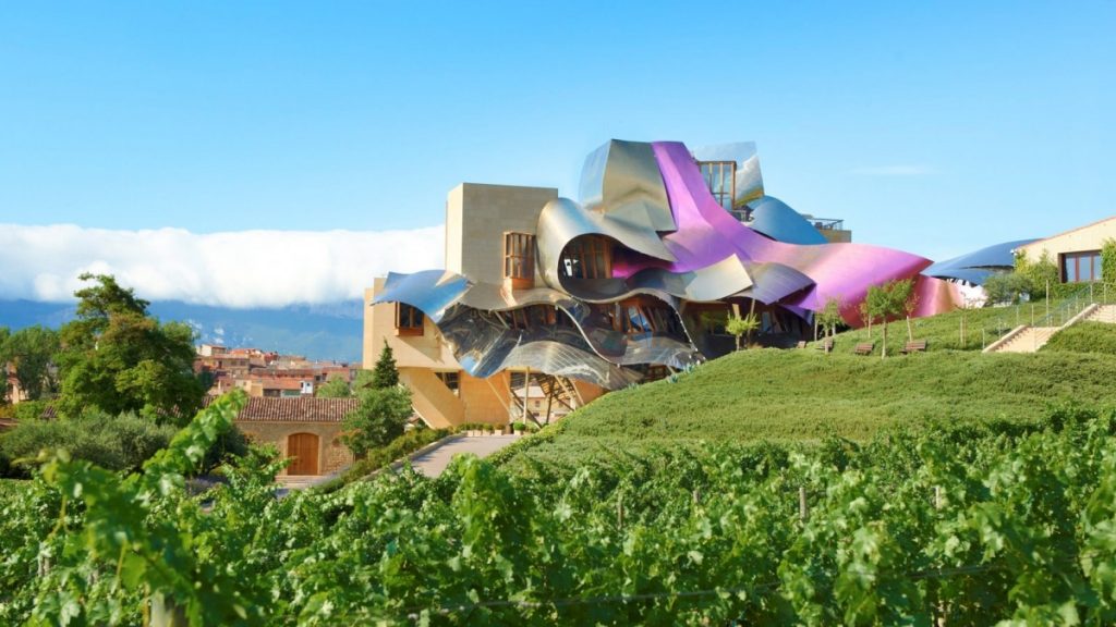 <p>Vinícola Marquês de Riscal, em La Rioja</p>
