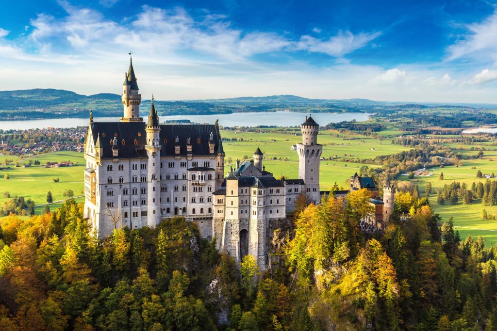 <p>Castelo de Neuschwanstein, em Füssen</p>
