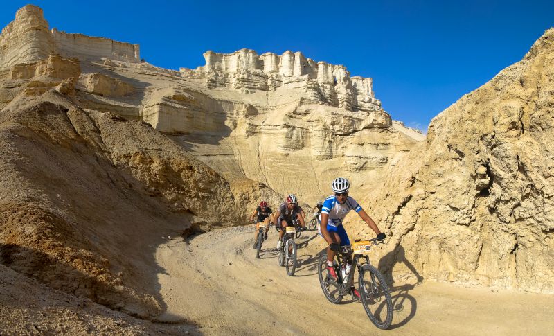 Passeio de bicicleta em Israel