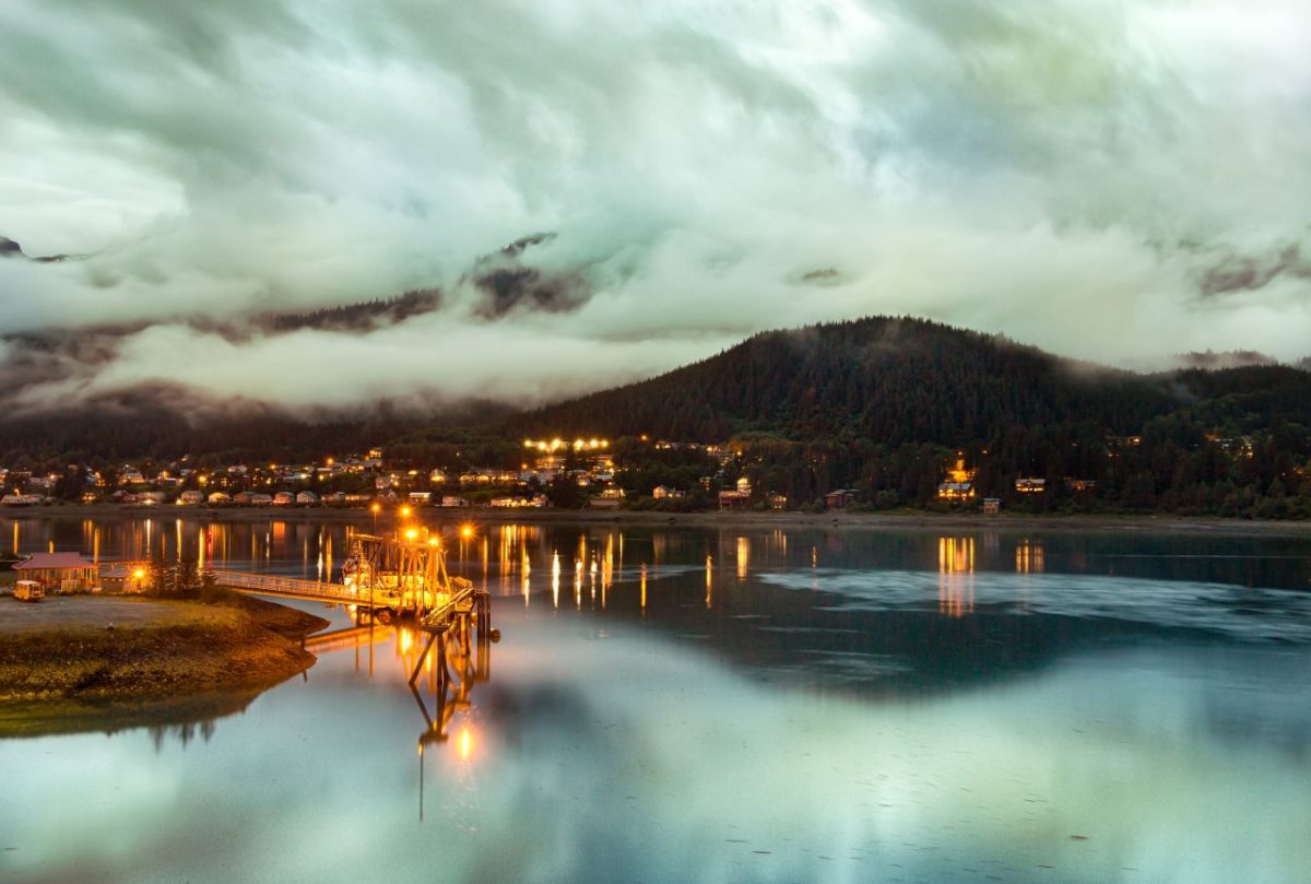 Juneau, uma das cidades visitadas durante o cruzeiro pelo Alasca 