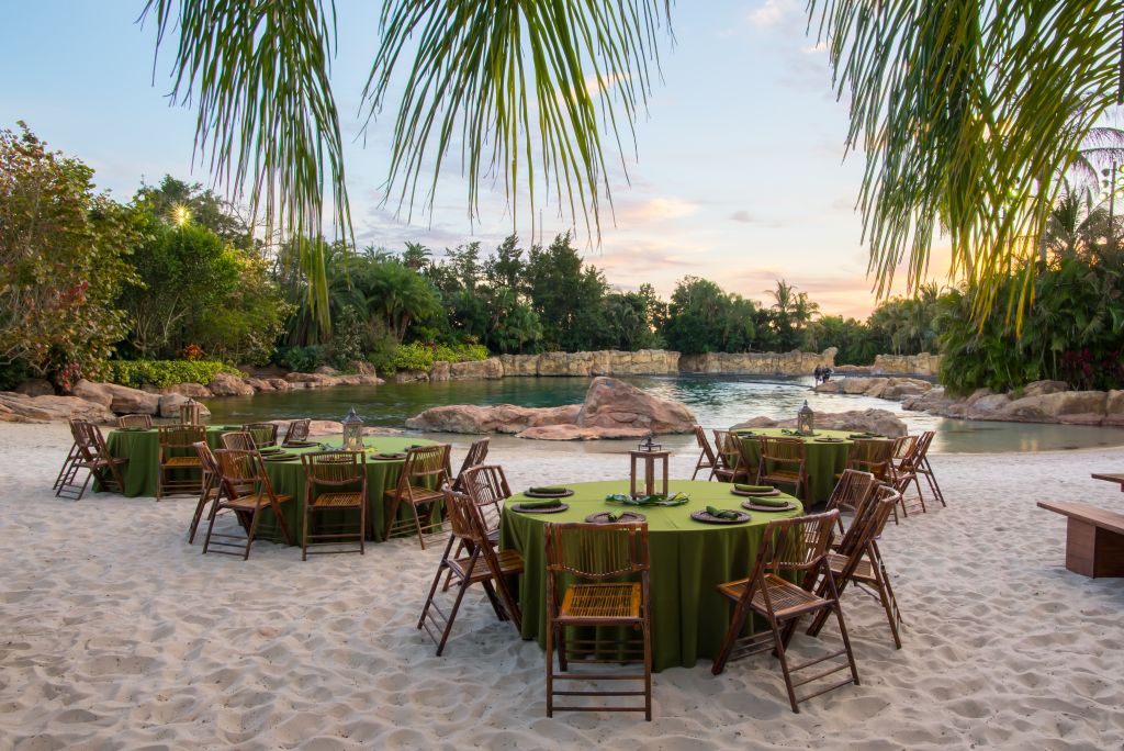 Novidades em Orlando: jantar na praia no Discovery Cove