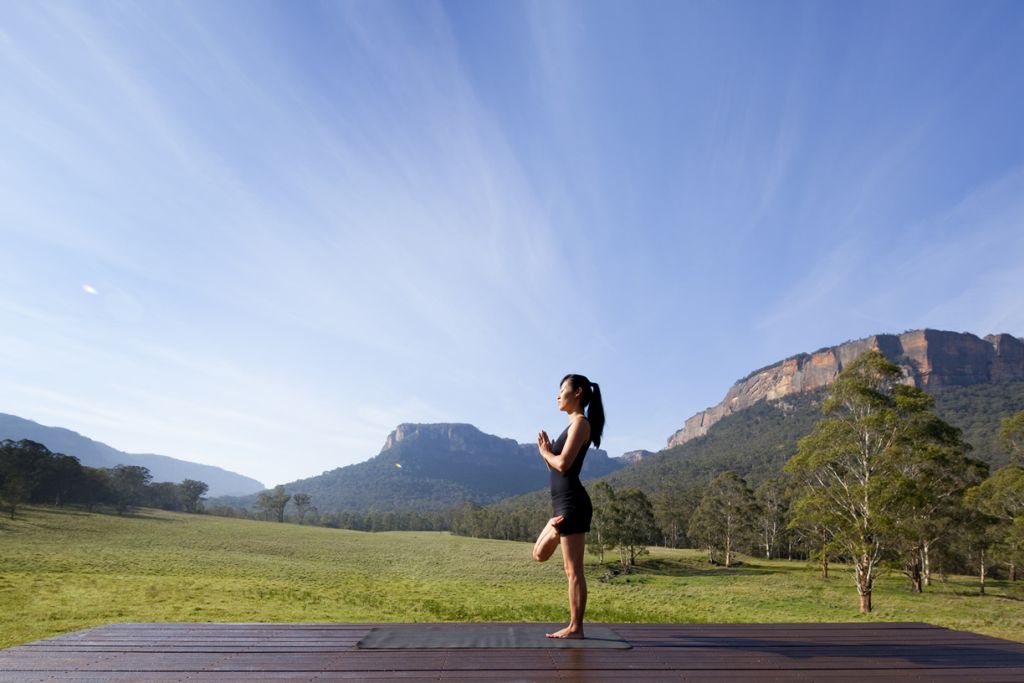 Para relaxar e aproveitar a natureza os hóspedes terão até uma programação com ioga |Divulgação