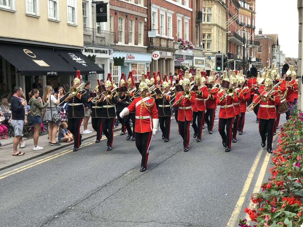 Troca da guarda, em Windsor 