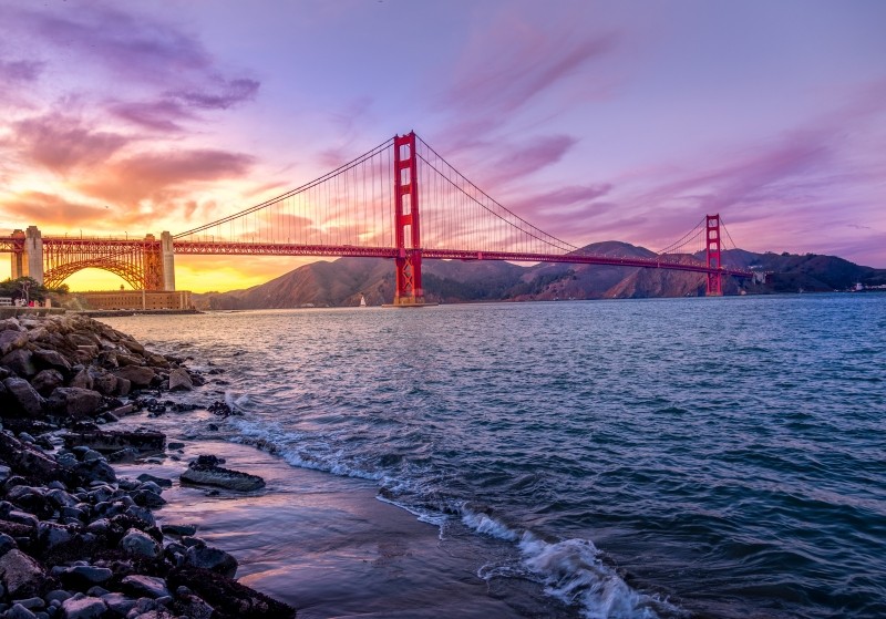 Conheça a Golden Gate, um dos símbolos da Califórnia