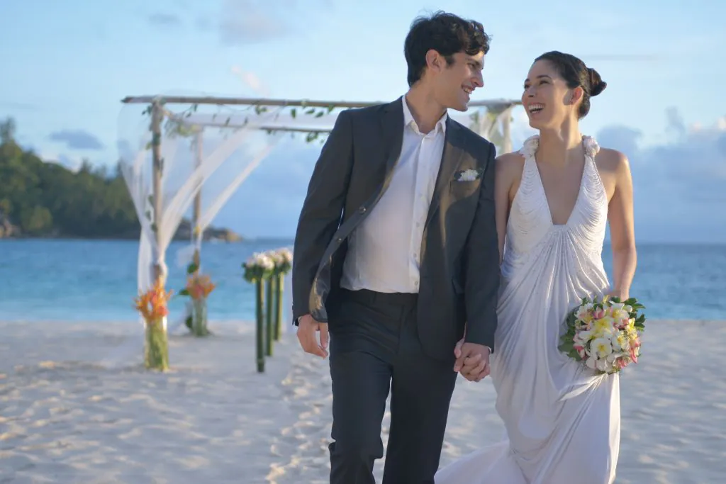 Casal em lua de mel Seychelles