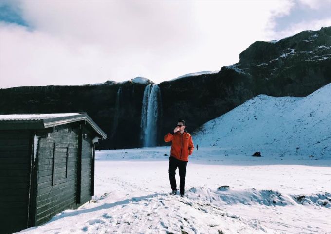 Estevam pelo Mundo na Islandia