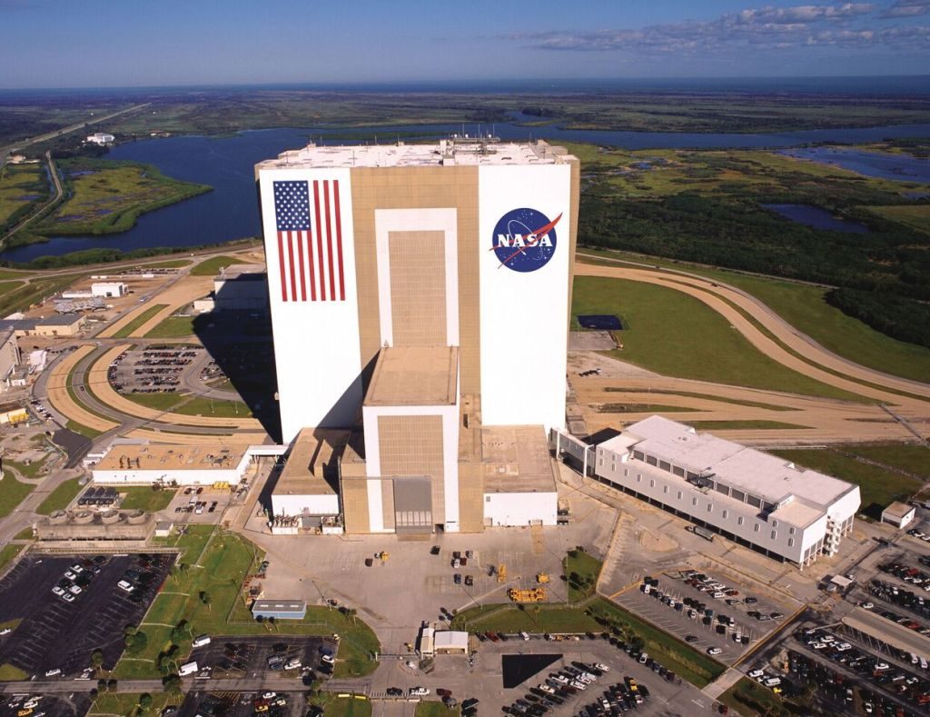 Vista aérea da NASA Kennedy Space Center Visitor Complex | Divulgação 