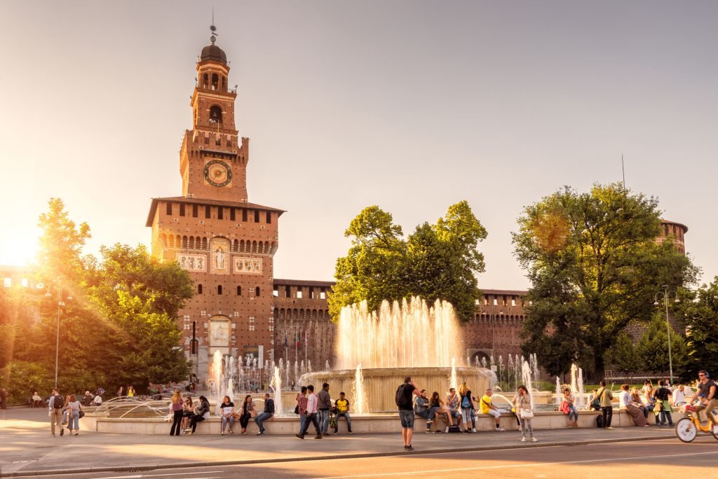 Castelo Sforza, em Milão | Divulgação 