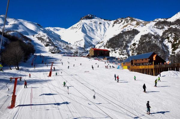 Vista do centro de esqui, no Chile | Divulgação 