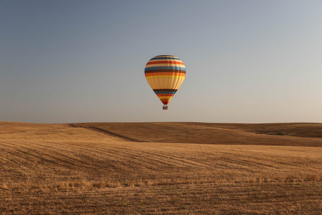 Passeio de balão permite admirar o Alentejo visto pelo alto | Divulgação 