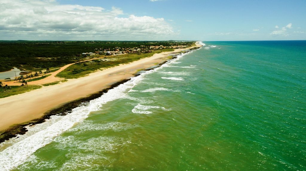 Vista da praia na Bahia | Divulgação 