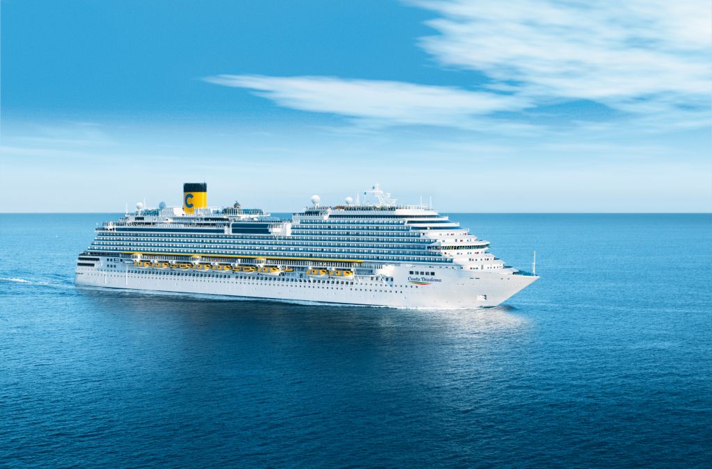 Navio Costa Diadema tem roteiro de verão no Mediterrâneo