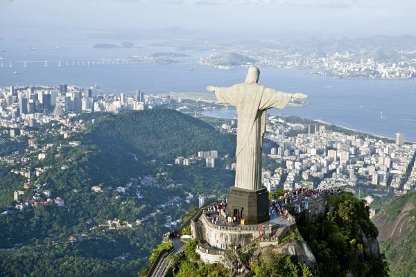 Vista do Cristo Redentor, no Rio de Janeiro | Divulgação 