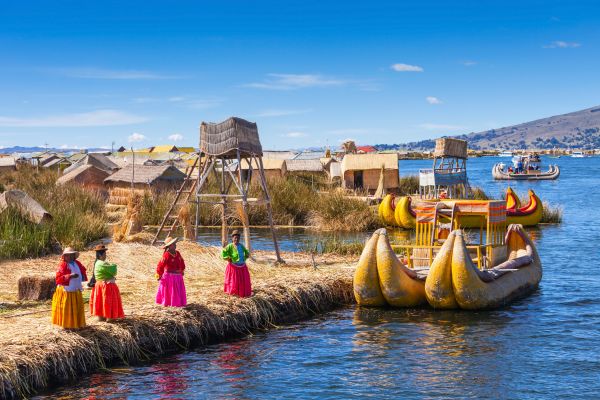 O Lago Titicaca fica na divisa do Peru e da Bolívia | Divulgação 