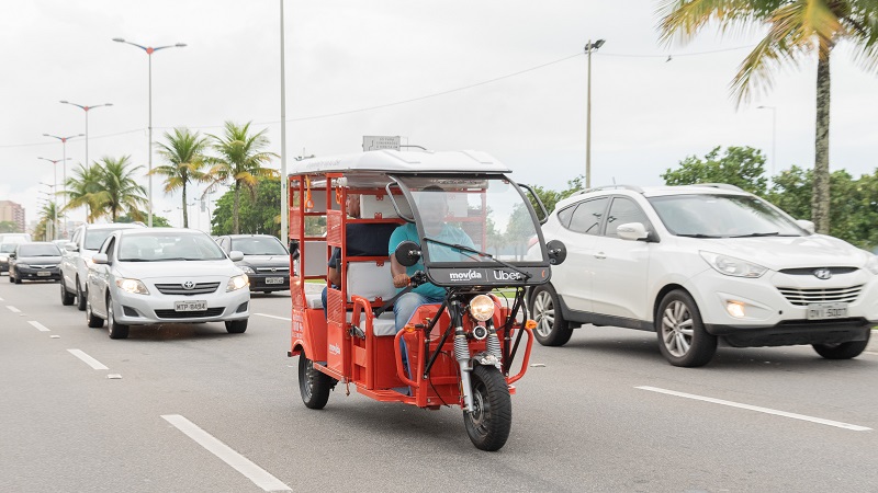 Nova modalidade da Uber: tuk-tuks chegam ao Espírito Santo