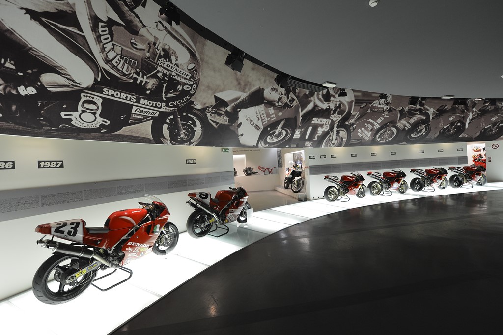 Museu da Ducati pode ser visitado online; veja imagens