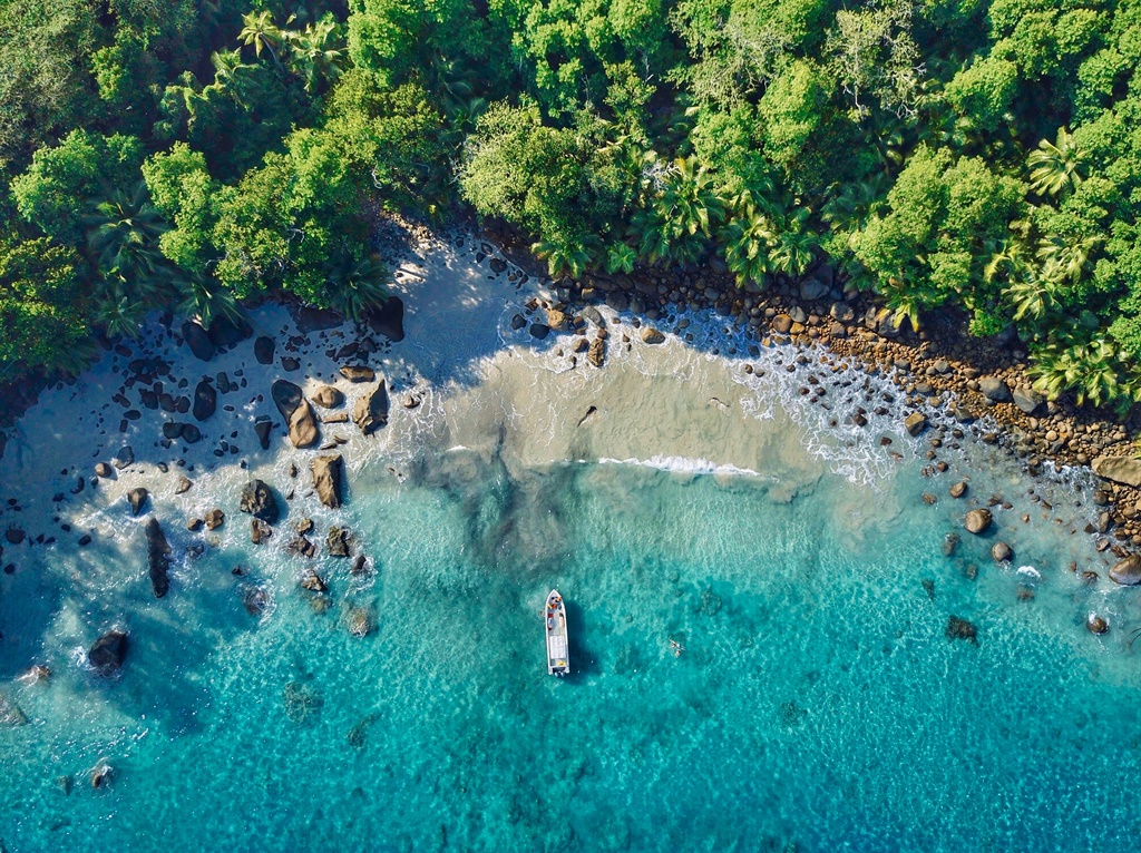 Dê uma volta pelas ilhas de Seychelles com fotos em 360º do país