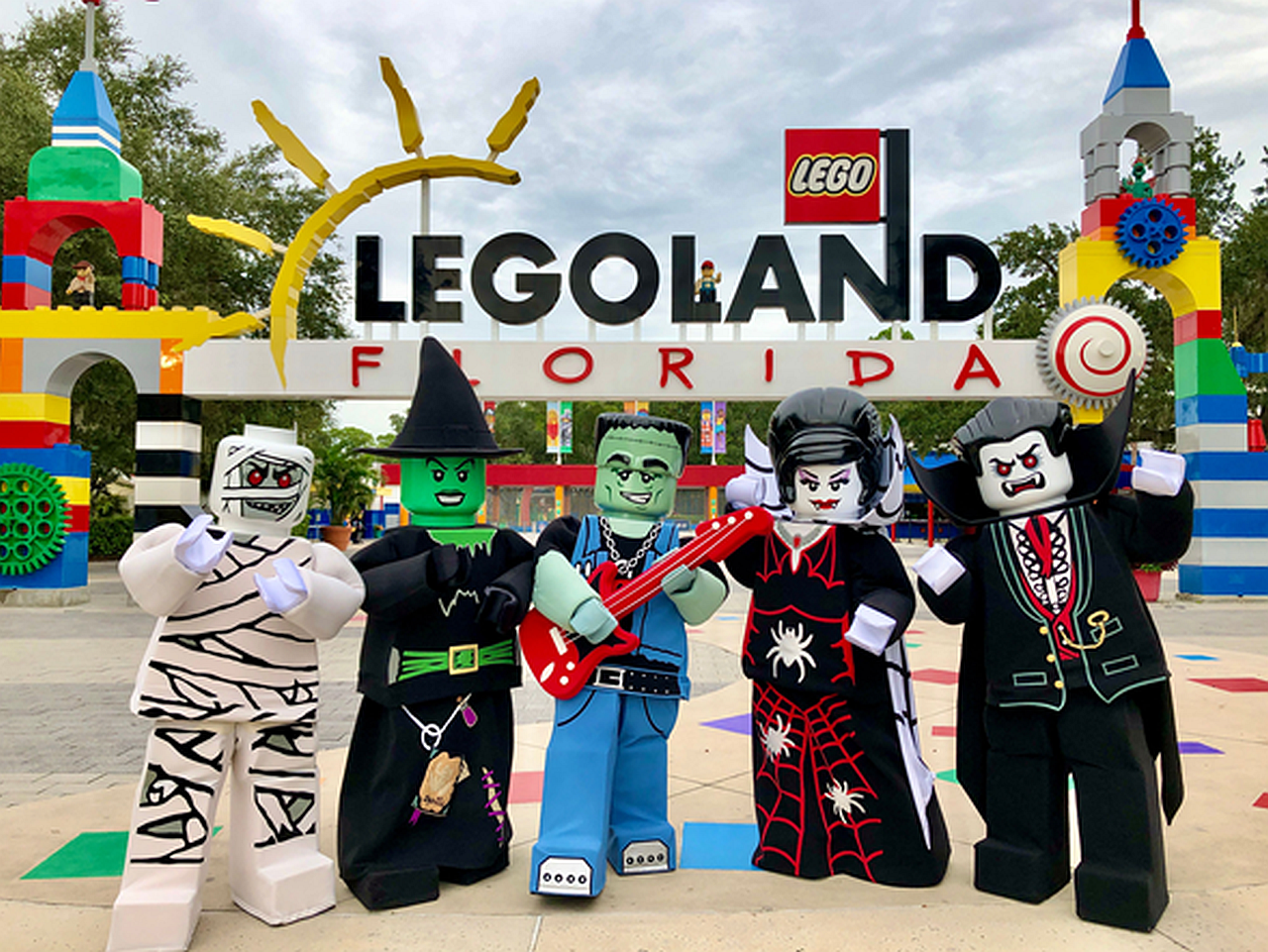 Como é o Halloween da Legoland, parque temático na Flórida