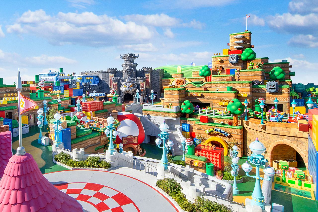 Imagens revelam como será a área Super Nintendo World na Universal do Japão