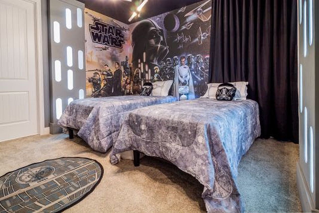 Casa para alugar perto de Orlando tem quartos de Star Wars e Harry Potter