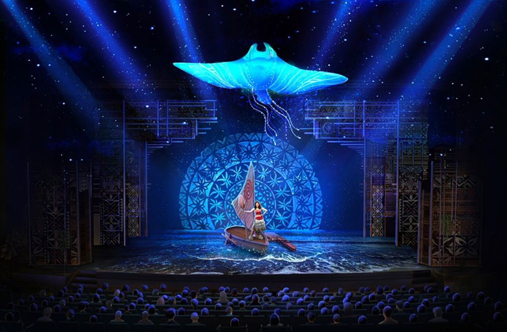 Navio Disney Treasure terá show off Broadway de Moana