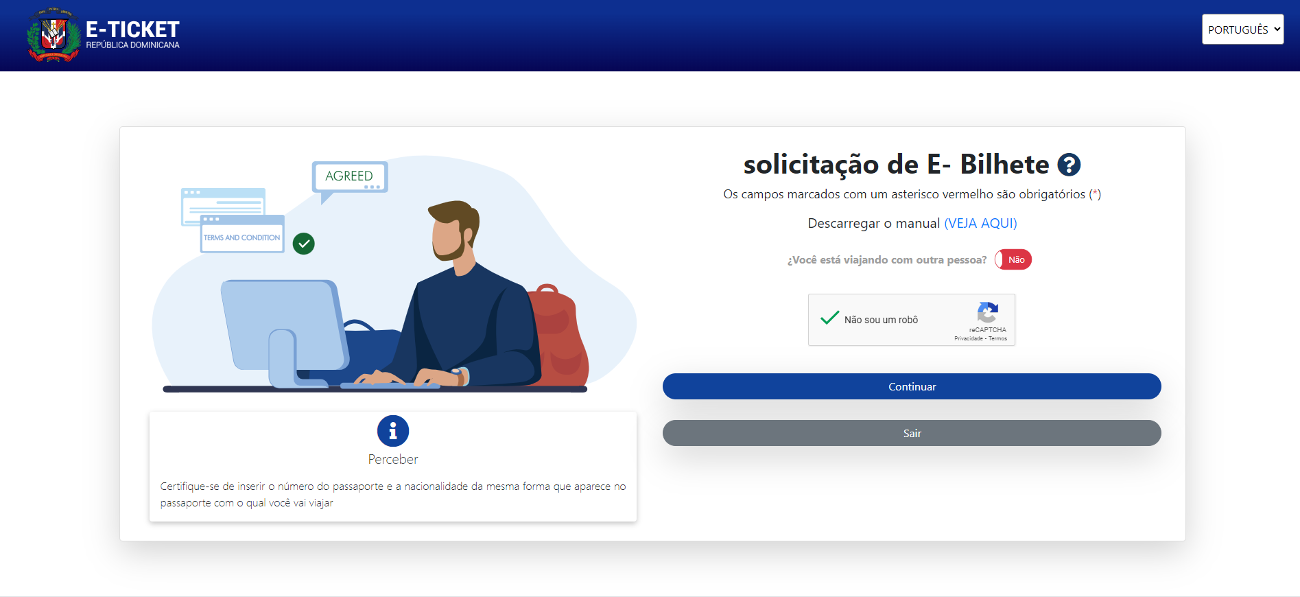 E-ticket República Dominicana – O que é e como fazer