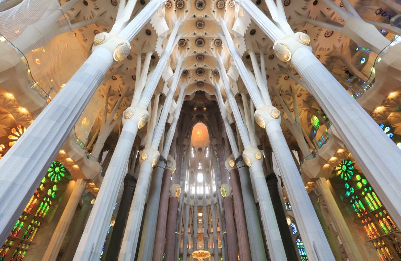 Visita da Sagrada Família, em Barcelona